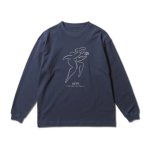 画像1: BREEZE BODY L/S TEE NAVY 221-060005 NV AKTR アクター ロング　Tシャツ ウエア 秋冬物 【WOMEN'S】アパレル【SALE商品】 (1)