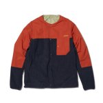 画像1: REVERSIBLE INSULATION JACKET NAVYxBEIGE 122-100010 NVxBG AKTR アクター ジャケット アウトウエア ウエア 秋冬物 【MEN'S】【SALE商品】 (1)