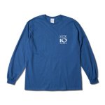 画像1: AKTR 10TH ANNIV. L/S  Blue 220-094005 BL AKTR アクター ロング　Tシャツ ウエア 秋冬物 【MEN'S】 (1)