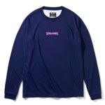 画像1: Tie　Dye Authentic L/S T-shirts Nvy SMT211100-5400 Spalding スポルディング ロング　Tシャツ ウエア 秋冬物 【MEN'S】 (1)