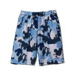 画像1: MOB CHARACTER CAMO SHORTS eyewater Blu 122-110005 BL AKTR アクター Shorts ショーツ バスパン ウエア  【MEN'S】 (1)