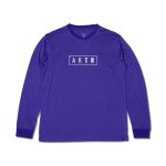 画像1: GRUNGE AKTR LOGO L/S SPORTS TEE BLUE 122-019005 BL AKTR アクター ロング　Tシャツ ウエア 秋冬物 【MEN'S】【SALE商品】 (1)