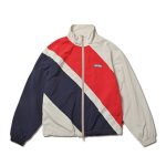 画像1: xFILA DIAGONAL CUTTING JACKET CREAM 122-055010 CR AKTR アクター ジャケット アウトウエア ウエア 秋冬物 【MEN'S】 (1)