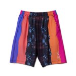 画像1: GRUNGE B.BALL GRAFFITI SHORTS BLACK 122-016002 BK AKTR アクター Shorts ショーツ バスパン ウエア  【MEN'S】【SALE商品】 (1)