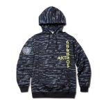 画像1: x68 CITY CAMO HOODED SWEAT  BLK 221-097010 BK AKTR アクター パーカー アウトウエア ウエア 秋冬物 【MEN'S】 (1)