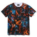 画像1: Tie Dye Marble Ring T-shirts Blk SMT22009-1000 Spalding スポルディング Tシャツ ウエア  【MEN'S】 (1)