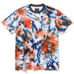画像1: Tie Dye Marble Ring T-shirts Orange SMT22009-7200 Spalding スポルディング Tシャツ ウエア  【MEN'S】 (1)