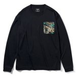 画像1: L/S T-shirts Beast Pocket Blk SMT211170-1000 Spalding スポルディング ロング　Tシャツ ウエア 秋冬物 【MEN'S】 (1)