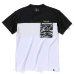 画像1: Tシャツ タイガーカモポケット Blk SMT22002-1000 Spalding スポルディング Tシャツ ウエア  【MEN'S】 (1)