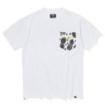 画像1: Tシャツ トロピカルポケット White SMT210080-2000 Spalding スポルディング Tシャツ ウエア  【MEN'S】 (1)