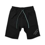 画像1: xSPORTY RUNNING HALF TIGHTS BLACK 122-044002 BK AKTR アクター Shorts ショーツ バスパン ウエア  【MEN'S】【SALE商品】 (1)