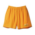 画像1: FADE LOGO SHORT WIDE PANTS YELLOW 222-050002 YL AKTR アクター Shorts ショーツ バスパン ウエア  【MEN'S】【SALE商品】 (1)