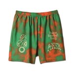 画像1: TRIP BALL SHORT WIDE PANTS GREEN 222-072002 GR AKTR アクター Shorts ショーツ バスパン ウエア  【MEN'S】【SALE商品】 (1)