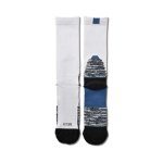 画像1: NEO FUTURE SOCKS WHITExBLUE 222-035021 WHxBL CREWソックス AKTR アクター ソックス (1)