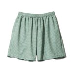 画像1: N.D. CAMO SHORT WIDE PANTS GREEN 222-016002 GR AKTR アクター Shorts ショーツ バスパン ウエア  【MEN'S】【SALE商品】 (1)