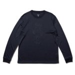 画像1: CUT-UP NICK L/S SPORTS TEE BLACK 222-021005 BK AKTR アクター ロング　Tシャツ ウエア 秋冬物 【MEN'S】【SALE商品】 (1)