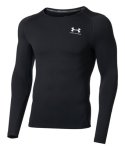 画像1: UA COLDGEAR ARMOUR CREW SHIRT Black 1375528-001 インナー トップ UnderArmour アンダーアーマー サポーター (1)