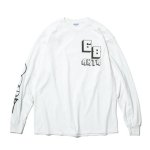 画像1: x68 AKTR L/S TEE BUZZER BEATER WHITE 222-088005 WH AKTR アクター ロング　Tシャツ ウエア 秋冬物 【MEN'S】 (1)