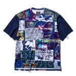 画像1: Tシャツ デジタルノイズ Blue SMT22116-5000 Spalding スポルディング Tシャツ ウエア  【MEN'S】 (1)