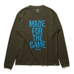 画像1: MADE for THE GAME L/S Khaki SMT22121-3900 Spalding スポルディング ロング　Tシャツ ウエア 秋冬物 【MEN'S】 (1)