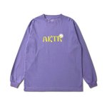 画像1: DESERT DAISY L/S TEE PURPLE 222-078005 PL AKTR アクター ロング　Tシャツ ウエア 秋冬物 【WOMEN'S】アパレル【SALE商品】 (1)