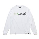 画像1: ロングスリーブ Tシャツ デイブレイクダイ ライトフィット White SMT22102-2000 Spalding スポルディング Tシャツ ウエア  【MEN'S】 (1)