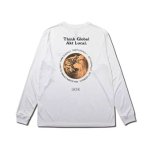 画像1: AKT LOCAL EARTH L/S SPORTS TEE  WHITE 123-009005 WH AKTR アクター ロング　Tシャツ ウエア 秋冬物 【MEN'S】【SALE商品】 (1)