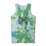 画像1: MIXTURE TIEDYE TANK WHITE 123-001001 WH AKTR アクター ノースリーブ タンクトップ ウエア  【MEN'S】【SALE商品】 (1)