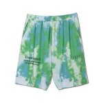 画像1: MIXTURE TIEDYE  SHORTS WHITE 123-002002 WH AKTR アクター Shorts ショーツ バスパン ウエア  【MEN'S】 (1)