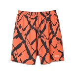 画像1: NETTING SHORT WIDE PANTS ORANGE 123-003002 OR AKTR アクター Shorts ショーツ バスパン ウエア  【MEN'S】【SALE商品】 (1)