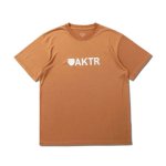 画像1: CLASSIC AKTR LOGO SPORTS TEE ORANGE 223-032005 OR AKTR アクター Tシャツ ウエア  【MEN'S】【SALE商品】 (1)