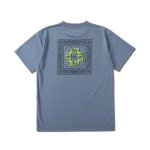 画像1: PAISLEY LOGO DRYTECH TEE BLUE 223-033005 BL AKTR アクター Tシャツ ウエア  【MEN'S】【SALE商品】 (1)