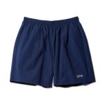 画像1: BASIC SHORT WIDE PANTS NAVY 523-016005 NV AKTR アクター Shorts ショーツ バスパン ウエア  【MEN'S】【SALE商品】 (1)