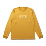 画像1: AKTR LOGO L/S SPORTS TEE YELLOW 223-004005 YL AKTR アクター ロング　Tシャツ ウエア 秋冬物 【MEN'S】【SALE商品】 (1)