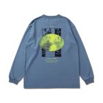 画像1: AEROSTEAM PHOTO L/S DRYTECH TEE BLUE 223-005005 BL AKTR アクター ロング　Tシャツ ウエア 秋冬物 【MEN'S】【SALE商品】 (1)