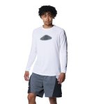 画像1: CURRY TECH GRAPHIC L/S T White 1381787-100 UnderArmour アンダーアーマー ロング　Tシャツ ウエア 秋冬物 ステフォン カリー【MEN'S】【SALE商品】 (1)