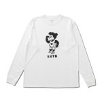 画像1: STENCIL NICK L/S SPORTS TEE WHITE 223-017005 WH AKTR アクター ロング　Tシャツ ウエア 秋冬物 【MEN'S】 (1)