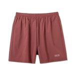 画像1: SHORT WIDE PANTS BURGUNDY 223-014002 BD AKTR アクター Shorts ショーツ バスパン ウエア  【MEN'S】【SALE商品】 (1)