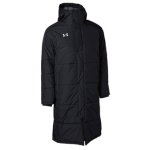 画像1: UA チーム ベンチコート Black 1381850-001 UnderArmour アンダーアーマー ジャケット アウトウエア ウエア 秋冬物 【MEN'S】 (1)