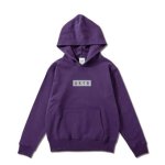 画像1: KIDS LOGO SWEAT PULLOVER HOODIE PURPLE 223-041010 PL GS AKTR アクター パーカー アウトウエア ウエア 秋冬物 【BOY'S】 キッズ アパレル【SALE商品】 (1)