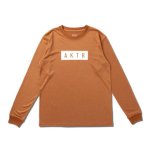 画像1: KIDS AKTR LOGO L/S SPORTS TEE ORANGE 223-042005 OR GS AKTR アクター ロング　Tシャツ ウエア 秋冬物 【BOY'S】 キッズ アパレル【SALE商品】 (1)