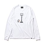 画像1: L/S Tシャツ ピクトグラム White SMT22139-2000 Spalding スポルディング ロング　Tシャツ ウエア 秋冬物 【MEN'S】 (1)