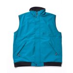 画像1: 68xAKTR REV FLEECE VEST JACKET BLUE/BLACK 223-106010 BLxBK AKTR アクター ジャケット アウトウエア ウエア 秋冬物 【MEN'S】 (1)