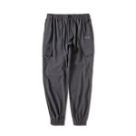 画像1: URBAN JOGGER CARGO PANTS BLACK 124-003020 BK AKTR アクター Pants パンツ ウエア 秋冬物 【MEN'S】 (1)