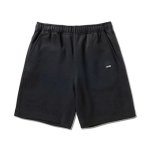 画像1: CLASSIC AKTR LOGO SWEAT SHORTS BLACK 124-009002 BK AKTR アクター Shorts ショーツ バスパン ウエア  【MEN'S】 (1)