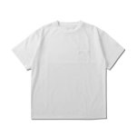 画像1: DRY TECH POCKET TEE  WHITE 124-008005 WH AKTR アクター Tシャツ ウエア  【MEN'S】 (1)