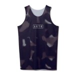 画像1: SCRIBBLE REVERSIBLE TANK BLACKxWHITE 124-014001 BKxWH AKTR アクター ノースリーブ タンクトップ ウエア  【MEN'S】 (1)