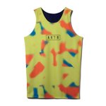 画像1: SCRIBBLE REVERSIBLE TANK YELLOWxNAVY 124-014001 YLxNV AKTR アクター ノースリーブ タンクトップ ウエア  【MEN'S】 (1)