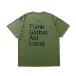 画像1: AKT LOCAL LOOSE FIT SPORTS TEE OLIVE 124-019005 OL AKTR アクター Tシャツ ウエア  【MEN'S】 (1)