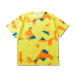 画像1: SCRIBBLE AKT LOCAL LOOSE FIT SPORTS TEE YELLOW 124-017005 YL AKTR アクター Tシャツ ウエア  【MEN'S】 (1)